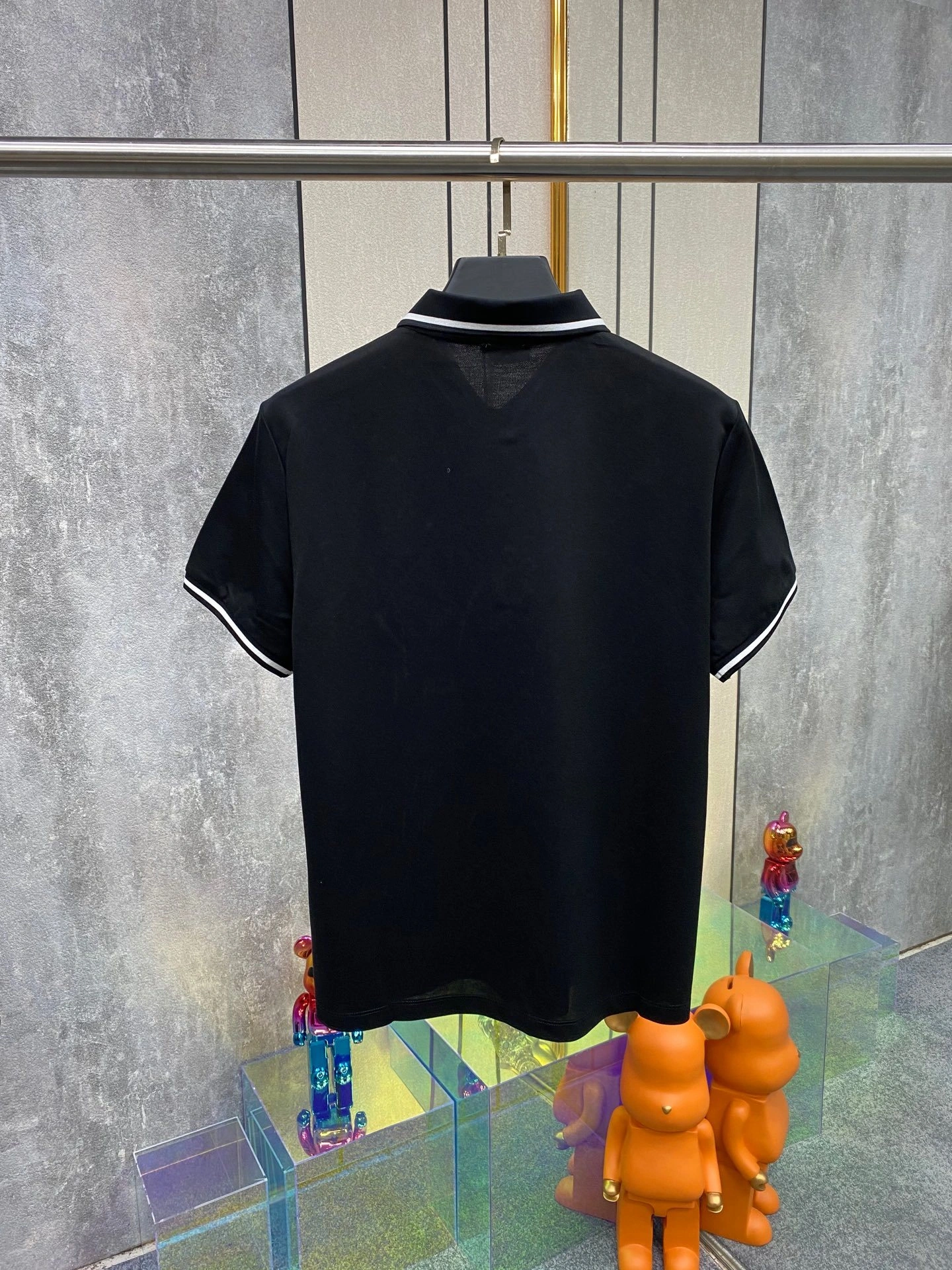 &wg.luxury- 4ior embroidery POLO 2Colour item:E-F355B1614-2